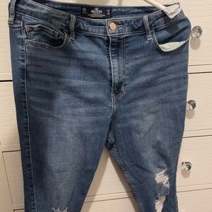 Hollister dark blue jeans
